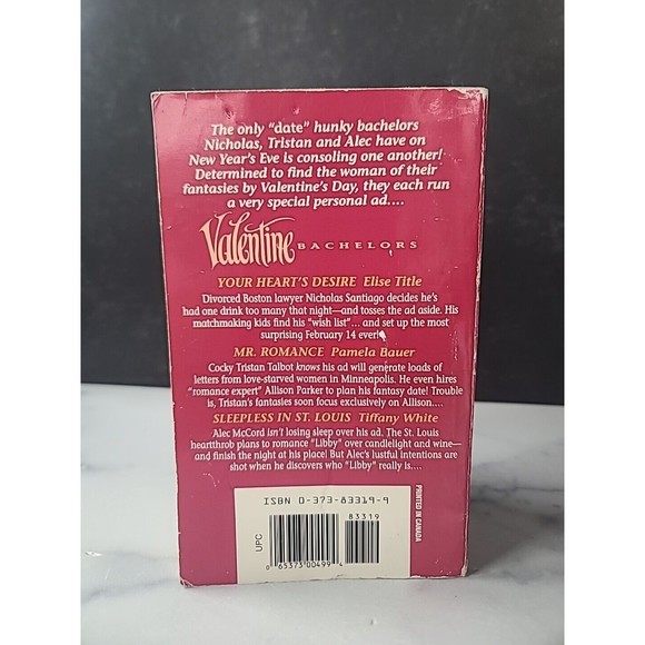 Valentine Bachelors Harlequin Paperback - Picture 9 of 10